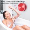 ASHATA Bluetooth Bone Conduction Speaker, True Speakers Mini Portable Stereo Speaker, Stereo Bass Portable Small Speaker with Suction Cup for Bathroom Outdoor view 2