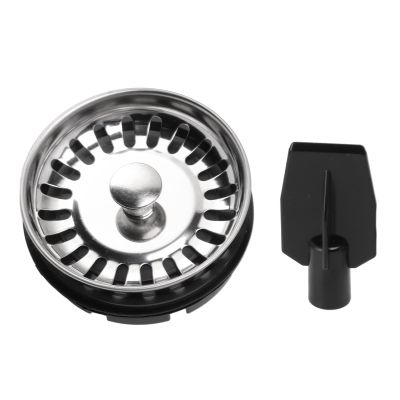 MUNEFE Kitchen Sink Strainer, Food Waste Disposer Filter, Stainless Steel Sink Stopper for Resist Rinder Shredder Part