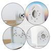 OSALADI 2pcs Outdoor Camera Mount Bracket Abs Wall Holder for Security Cameras Easy Installation Shape Design for Use Compatible Various Models view 4