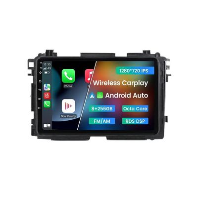 Android Stereo for Honda Vezel HR-V HRV 2013-2022 - 8GB RAM 256GB ROM, 9 Inch Radio Wireless Wired Car-Play Android Auto GPS Navigation IPS Touchscreen Blue-Tooth FM AM RDS DSP 5GWiFi