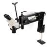 BFDIEEM Jewelry Microscope and Spring Bracket,270 Multi-Directional Micro Inlaid Mirror Stereo Zoom Microscope and Micro Inlaid Microscope Micro-Setting Jewelry Tool view 1