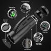 80x100 Monocular Telescope High Power Prism Monocular HD Dual Focus Scope Portable Waterproof Fogproof with Smartphone Holder & Tripod for Bird Watching Hunting Camping Travelling Wildlife Secenery view 2