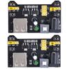 Ganasome 2pcs Breadboard Power Supply Module - 3.3V/5V for Arduino Solderless Breadboard view 1