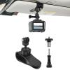 Action Camera Car Sun Visor Mount Adjustable Quick Clip Universal Car Sun Visor Clip Mount Cell Phone Holder Compatible with DJI Osmo Pocket 3/Action 4,Compatible with Insta360 X3/GO 3 view 1