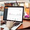 HOMSFOU 3pcs Foldable Laptop Phone Holder Side Mount Clip Fixed Clip for Flat Slim Monitor view 3