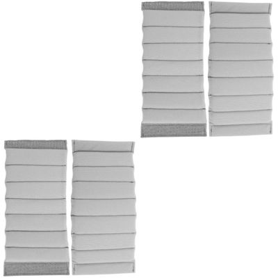 Homoyoyo 4-Pack Camera Bag Divider Plug-in Thicken Gray Suede Camera Bag Dividers - Adjustable DSLR Organizer Insert for Backpacks, Sling Photography Cases - Padded Compartment Protector Accessory