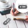 HOMSFOU 20-Pack Blank Cassette Tapes 30 Min Recording Time with Transparent Shell Low Noise for Voice Music Teaching Supplies view 3