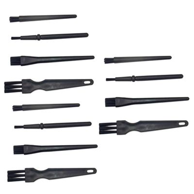 HOMSFOU 12pcs Static Brush Cleaning Electronics Mobile Devices and Hard Reach Areas ESD Safe Dust Brush Kit for Maintenance and Care