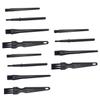 HOMSFOU 12pcs Static Brush Cleaning Electronics Mobile Devices and Hard Reach Areas ESD Safe Dust Brush Kit for Maintenance and Care view 1