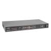 Rocstor SolidConnect SCM20 16-Port PoE+ Gigabit L2 Managed Ethernet Switch  16-Port PoE+, 2-Port RJ45 & 2-Port SFP - Y10S010-B1 view 1