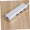 HOMSFOU 2pcs Port USB Type- Ethernet Adapter USB Data Transfer Mbps Compatible Pc Laptop Tv view 3