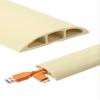 Bates 10ft Floor Cord Cover - Cable Protector and Hider in Cream - Extension Cord Concealer for Floors view 1
