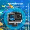 DirectNine Basics Waterproof Case for DJI Osmo Action 4/3 Camera Accessories, 40M/131FT Underwater Diving Case Protective Housing Shell Cage with Anti-Fog Quick Inserts Release Screw Accessories Kit view 2