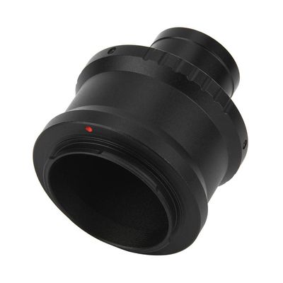 CFTGIW Telescope Adapter Ring, Telescope Mount Adapter T2-NEX Metal 1.25 Inch Metal Telescope Mount Adapter to Fit for NEX E Mount Camera Len Converter