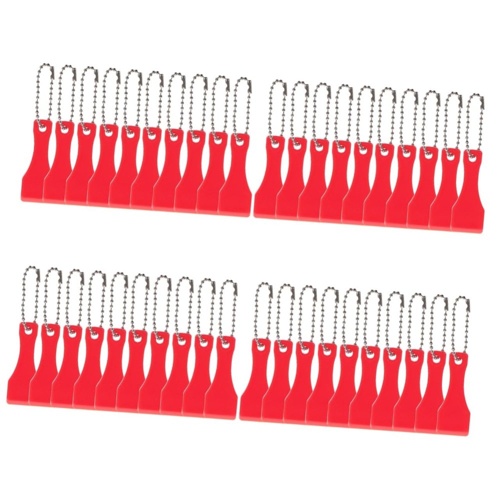 LALAFINA 40pcs Plastic Scratcher Tool for Lottery Tickets Scratch Card Scraper Multi-Function Scratch Tool for Cards