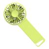 ETHZZLE Usb Handheld Folding Fan Rechargeable Portable Fan Strong Airflow for Home Office and School Fluorescent Green view 1