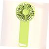 ETHZZLE Usb Handheld Folding Fan Rechargeable Portable Fan Strong Airflow for Home Office and School Fluorescent Green view 2