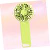 ETHZZLE Usb Handheld Folding Fan Rechargeable Portable Fan Strong Airflow for Home Office and School Fluorescent Green view 3