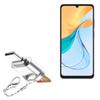 BoxWave Adapter Compatible with ZTE Blade V50 Vita - Micro SD Card miniReader, USB Type-C OTG Reader USB3.0 Adapter Keychain - Metallic Silver view 1