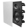 OSD Black 6.5" in-Wall Speakers, 1" Aluminium Dome Tweeter, Contour Switch, Pair, BK-T63 view 1