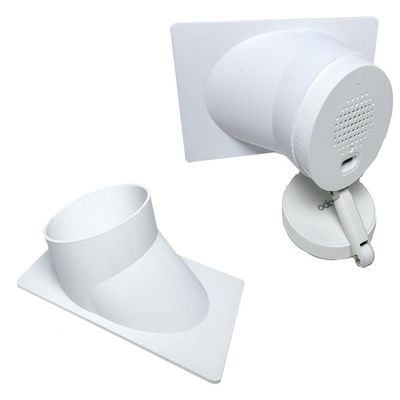 20 Degrees Window Angle Mount Compatible with Tapo 2K C120 Security Wireless Camera | View or Tilt (Up/Down/Left/Right) | for Yard or Driveway Watching | 2 Colors