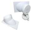 20 Degrees Window Angle Mount Compatible with Tapo 2K C120 Security Wireless Camera | View or Tilt (Up/Down/Left/Right) | for Yard or Driveway Watching | 2 Colors view 1