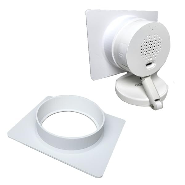 Stick on Window Mount Made for Tapo 2K C120 Security Wireless Camera | Made for Watching Driveway, Garage, Backyard or Sidewalk | 2 Colors
