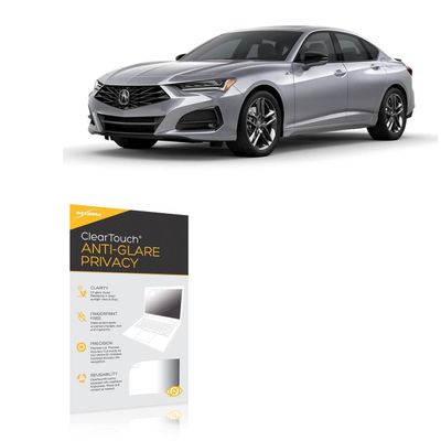 BoxWave Screen Protector Compatible with Acura 2024 TLX Display (12.3 in) - ClearTouch Anti-Glare Privacy (2-Pack), Privacy Screen Protector Flexible Film Anti-Glare