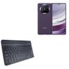 BoxWave Keyboard Compatible with Huawei Mate X5 - SlimKeys Bluetooth Keyboard, Portable Thin with Chiclet-Style Keys - Jet Black view 1