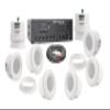 Pure Resonance Audio Small Office Sound System with (8) C3 Micro 3" 70 Volt Ceiling Speakers + 120 Watt Mixer Amp view 1