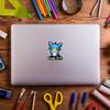 3.5" Fuack off Duck pal cute funny Laminated laptop sticker Art graphic. gift for friend family perfect for laptop tablet pc console kindle and more view 3