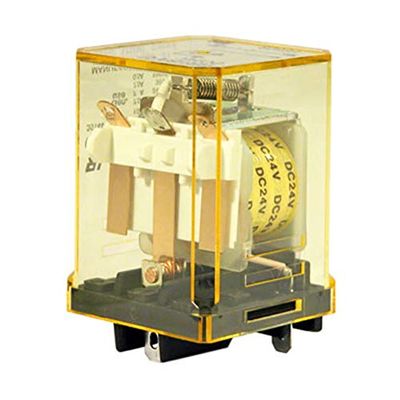 RR1BA-UAC24V, Relay, SPDT 10A 240VAC 30VDC, Coil: 24VAC, Socket Mt, Plug in, Quick Connect - 0.187"