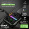 IQ Sound IQ-311BT 2-in-1 FM Bluetooth Transmitter & Car Charger with Bass & Treble Control, Wirelessly Stream Calls & Music, Hands-Free Mode, LED Display, Fast-Charging, Siri/Google Voice view 2
