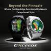 Golf GPS Watch, Shot Navi EXCEEDS - Dynamic Green Heatmap, Temperature Adjust, Swing Tempo, Touch Screen, 9hr GPS, IPX7 Waterproof, 60,000 Courses, Made in Japan (White) view 3