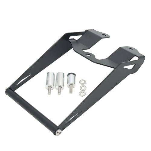 Lirun 12mm CNC Mount Phone Bracket Adapter Holder Navigation Stand Bar Black for Ducati Desert X 937 2022 2023+ Motorcycle