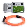 VOVMOEYA Lanyard for DJI RC/RC 2 Controller, Drone Shoulder Strap/Neck Strap for Mini 5 Pro/Mini 4 Pro/Mavic 4 /Mavic 3 Remote Controller Accessories - Orange