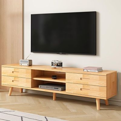 ZDMZR Tv Stand Wood, Tv Stands for Living Room, Farmhouse TV Stand, Tv Stand for Bedroom, Entertainment Center with Storage, Media Console for Living Room (Size : 120cm/47in)