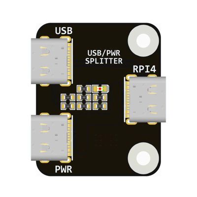 Yoetaun Professional IPKVM Splitter USB/Power Splitter BliKVM and KVM Over IP for RPi Computer Monitor Development Board Space Saving