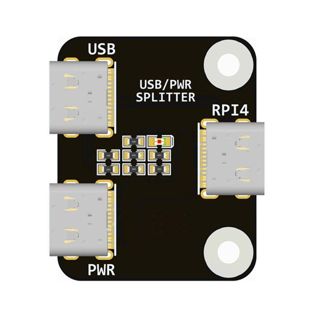 Yoetaun Professional IPKVM Splitter USB/Power Splitter BliKVM and KVM Over IP for RPi Computer Monitor Development Board Space Saving