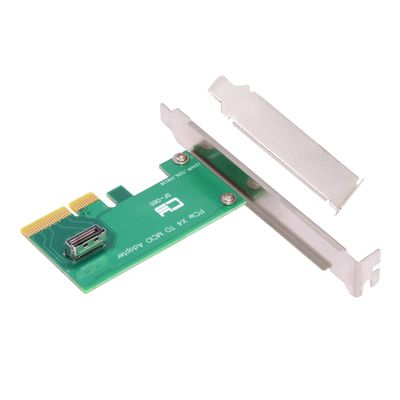 NFHK PCI-Express 5.0 4.0 4X to MCIO Mini Cool Edge IO Female Host Adapter for PCIe Nvme U.2 SSD