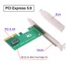 NFHK PCI-Express 5.0 4.0 4X to MCIO Mini Cool Edge IO Female Host Adapter for PCIe Nvme U.2 SSD view 2
