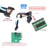 NFHK PCI-Express 5.0 4.0 4X to MCIO Mini Cool Edge IO Female Host Adapter for PCIe Nvme U.2 SSD view 4
