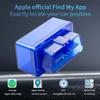 OBD  Vehicle Tracker Work with Apple Find My Real-time Vehicle Tracking Device OBD Anti-Lost Device Finder for Cars No Subscription Needed Quick Installation Global Position iOS Only Blue view 3