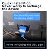OBD  Vehicle Tracker Work with Apple Find My Real-time Vehicle Tracking Device OBD Anti-Lost Device Finder for Cars No Subscription Needed Quick Installation Global Position iOS Only Blue view 4