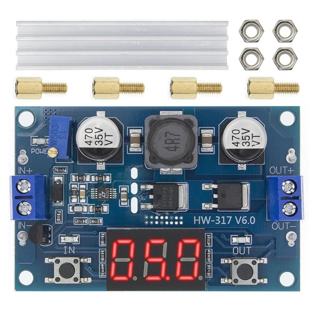 10PCS DC DC-DC 3~35V to 3.5~35V LTC1871 Booster Step up Step-up Module Converter Regulated Power Supply+Voltmeter