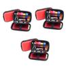 jojofuny 3pcs Portable Electronic Accessory Organizer Scissors Case Make up Organizer Bag Charger Organizer Bag Passport Holders Makeup Storage Bag Travel Hard Disk Product Box view 1