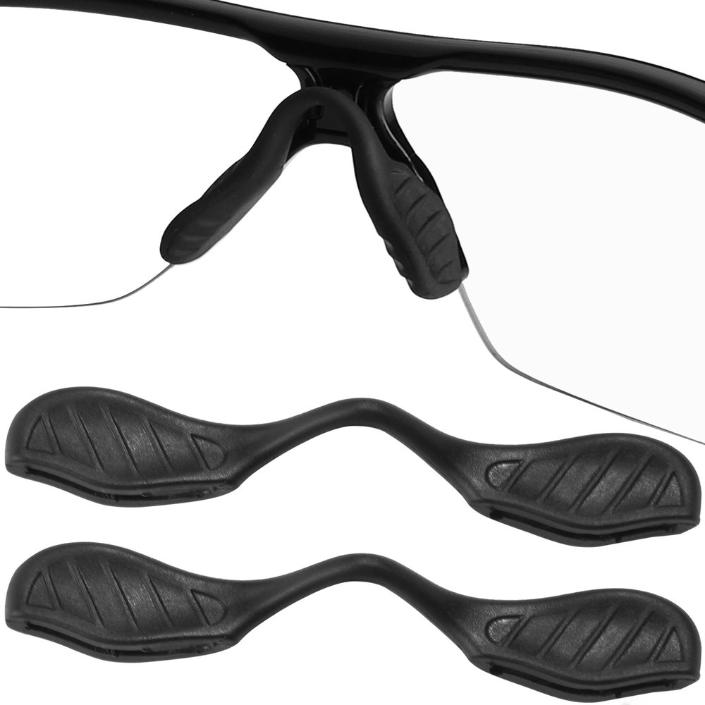 Betterun Black Replacement Nose Pads Pieces for Oakley Radar Path/Radar EV Path/RadarLock Path/Radar Pace OO9182 OO9183 Sunglass