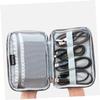 HOMSFOU Hard Carrying Case Compatible for 2.5 Inch Organized Space for Cables and Earbuds view 3