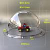 6 Inch Polycarbonate PC Surveillance Security CCTV Camera Clear Dome Cover Transparent Hemisphere Plexiglass Dustproof Lens Protective Cover, Diameter 150.8mm view 2