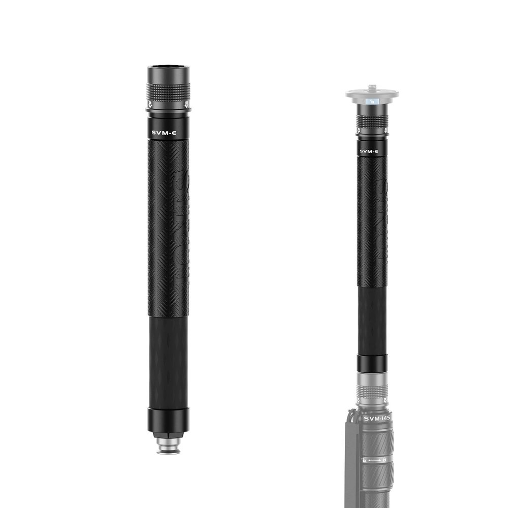 SIRUI Carbon Fiber Monopod Extension Tube for SVM-Series and P-Series, 11.8/30cm One-Section Quick Release Extension Column, 1.26"/32mm Diameter, SVM-E
